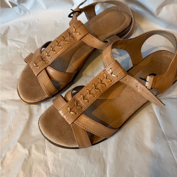 Naturalizer Gladiator Brown Synthetic Women Shoes Size 8.5 - Picture 2 of 5